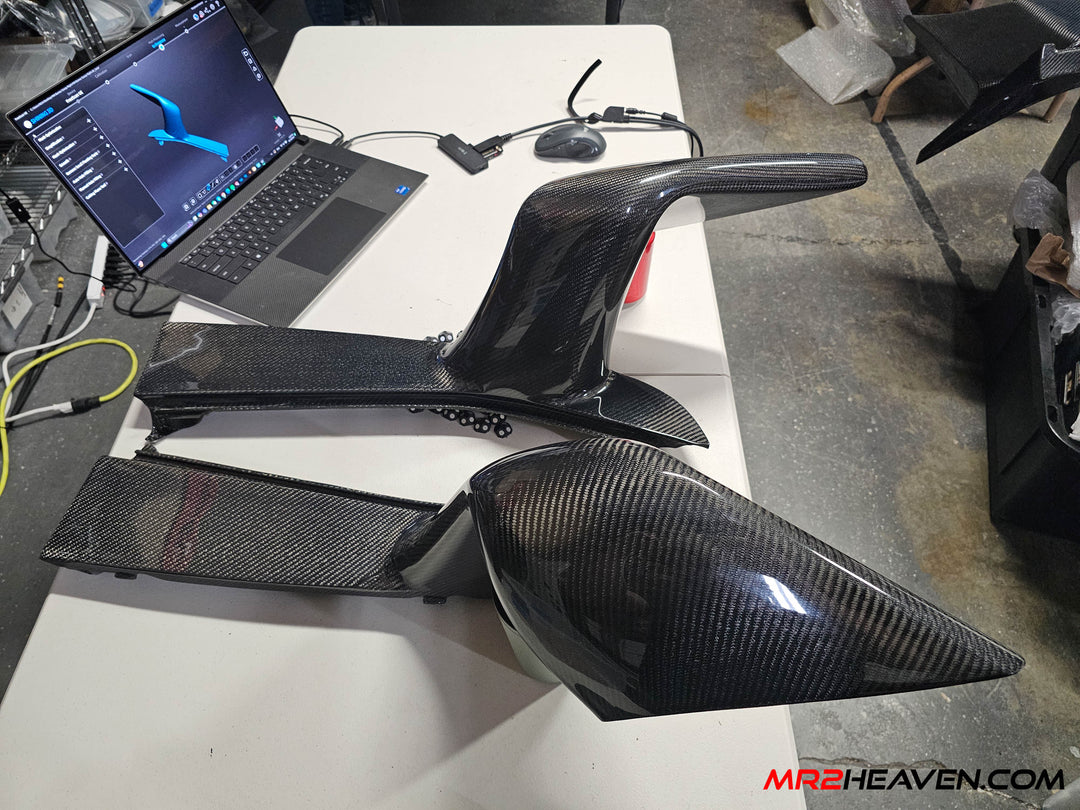 MR2Heaven Bomex Style Side Air Scoop Reproduction - Fiberglass and Carbon Fiber Available