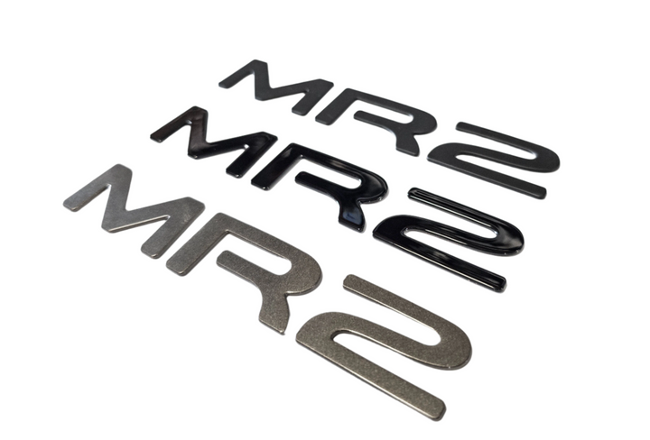 1991-1998 SW20 "MR2" Kouki Center Panel Reproduction Emblem w/ Optional Gold Plating