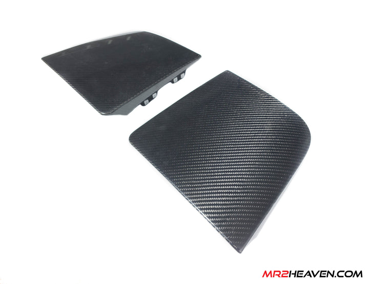 MR2Heaven 1991-1998 SW20 Headlight Panel Covers (Metal Cover Replacement) - Dry Carbon Fiber Only