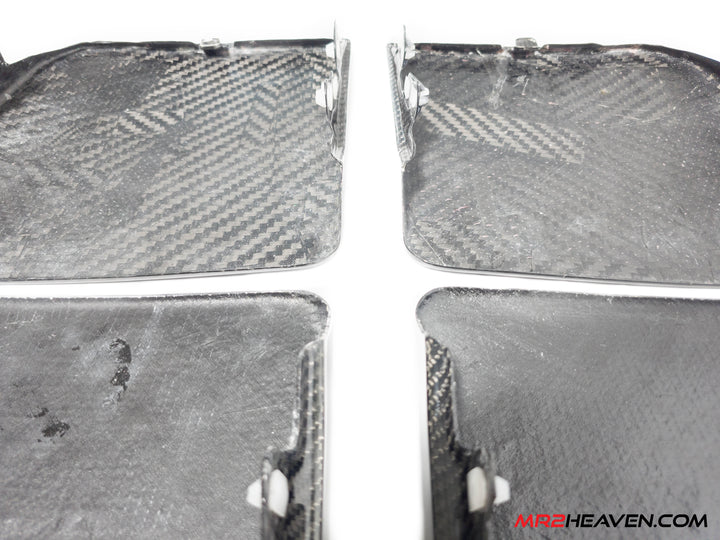 MR2Heaven 1991-1998 SW20 Headlight Panel Covers (Metal Cover Replacement) - Dry Carbon Fiber Only