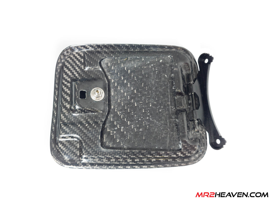 MR2Heaven 1991-1998 SW20 Gas Cap Lid - Dry Pre Preg Carbon Fiber Only