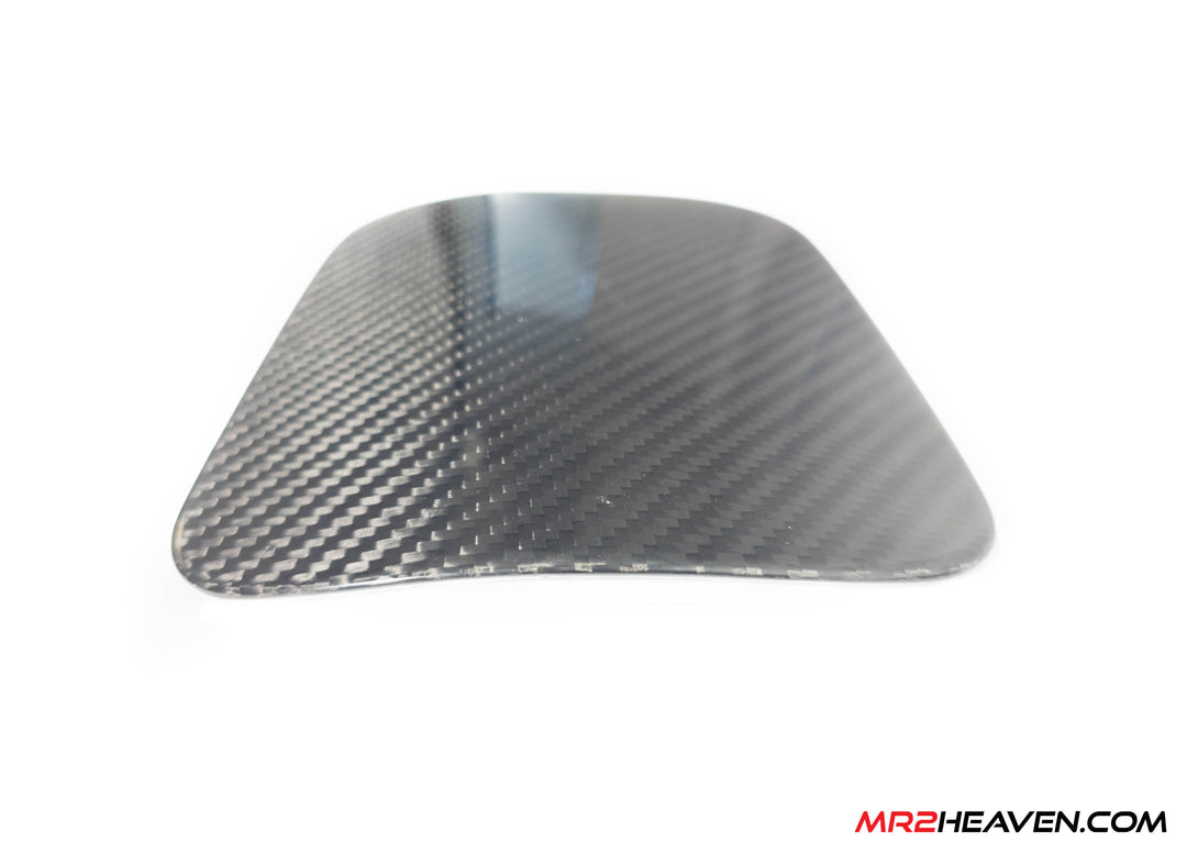 MR2Heaven 1991-1998 SW20 Gas Cap Lid - Dry Pre Preg Carbon Fiber Only
