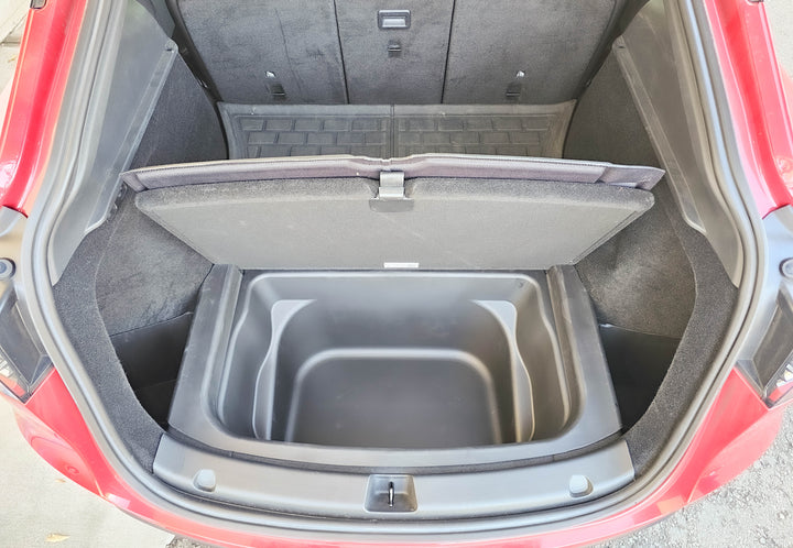 Tesla Model Y 3-Bin Trunk Liner – Durable TPE, Spill-Proof, Easy-Clean (2020–2025+)