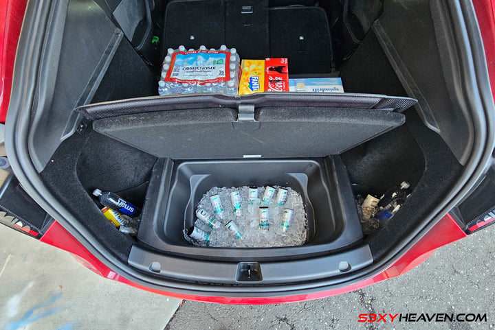 Tesla Model Y 3-Bin Trunk Liner – Durable TPE, Spill-Proof, Easy-Clean (2020–2025+)