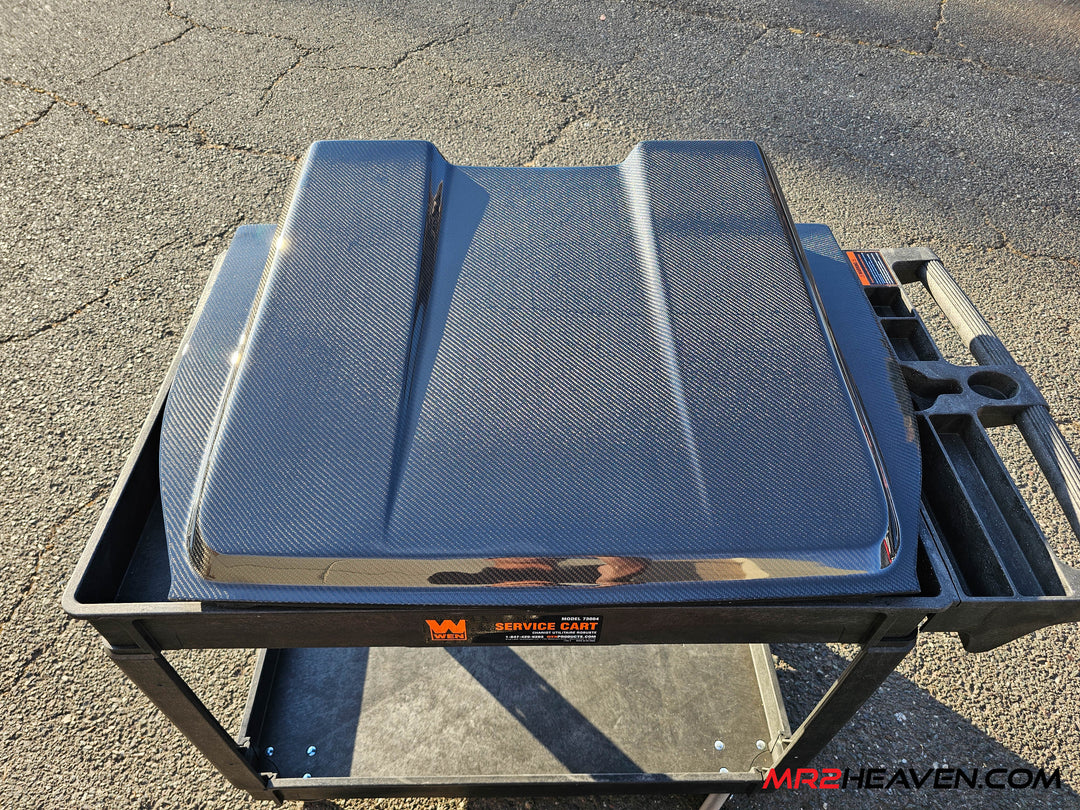 MR2Heaven Phoenix Power Style Engine Lid - Fiberglass and Carbon Fiber Available