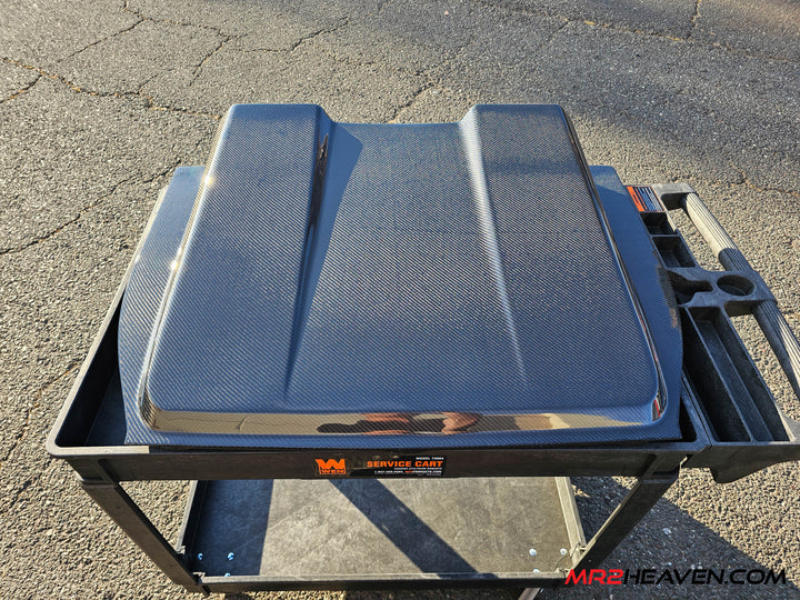MR2Heaven Phoenix Power Style Engine Lid - Fiberglass and Carbon Fiber Available