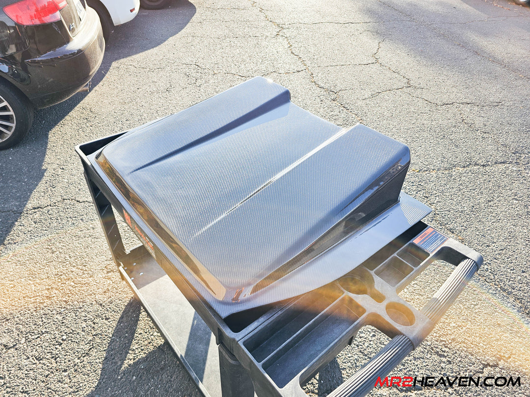 MR2Heaven Phoenix Power Style Engine Lid - Fiberglass and Carbon Fiber Available