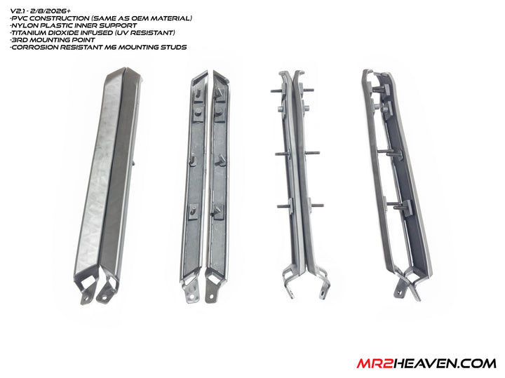 Reproduction JDM Front Solid Side Moldings (Front Side Marker Deletes)