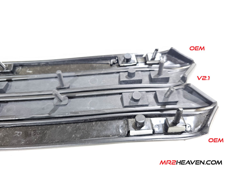 Reproduction JDM Front Solid Side Moldings (Front Side Marker Deletes)