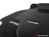 MR2Heaven Heavy Duty 1991-1998 MR2 Reproduction Floor Mats w/ Optional Heel Toe Pad, 12mm Thick, JDM **VIP Luxury Style** Velvet Material [2026 Q2+]