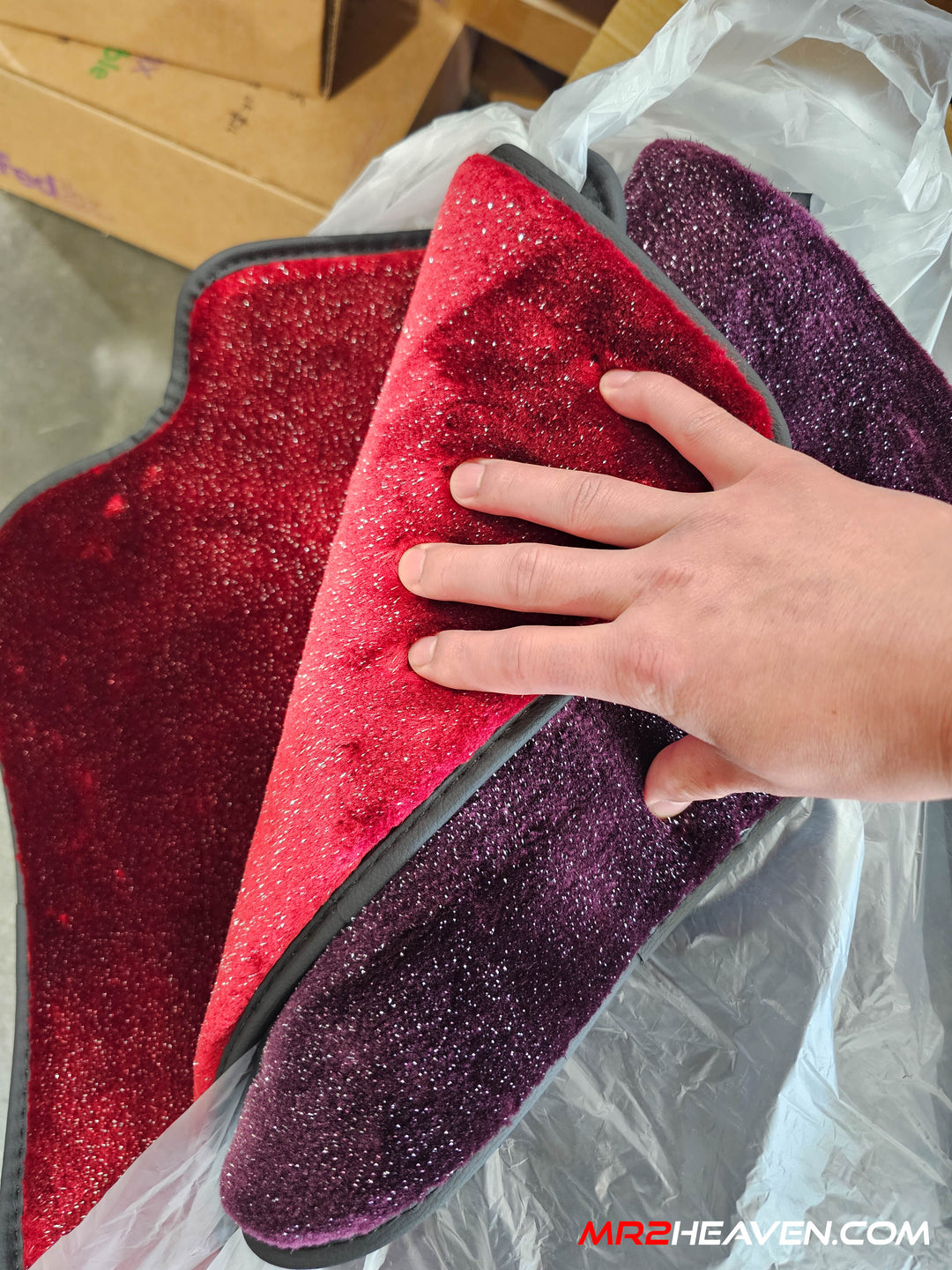 MR2Heaven Heavy Duty 1991-1998 MR2 Reproduction Floor Mats w/ Optional Heel Toe Pad, 12mm Thick, JDM **VIP Luxury Style** Velvet Material [2026 Q2+]