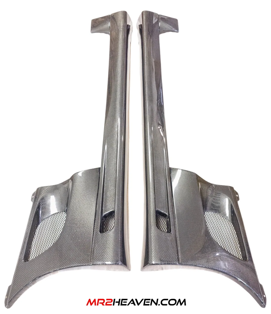 MR2Heaven - Greddy Style Side Skirts - Carbon Fiber & Fiberglass