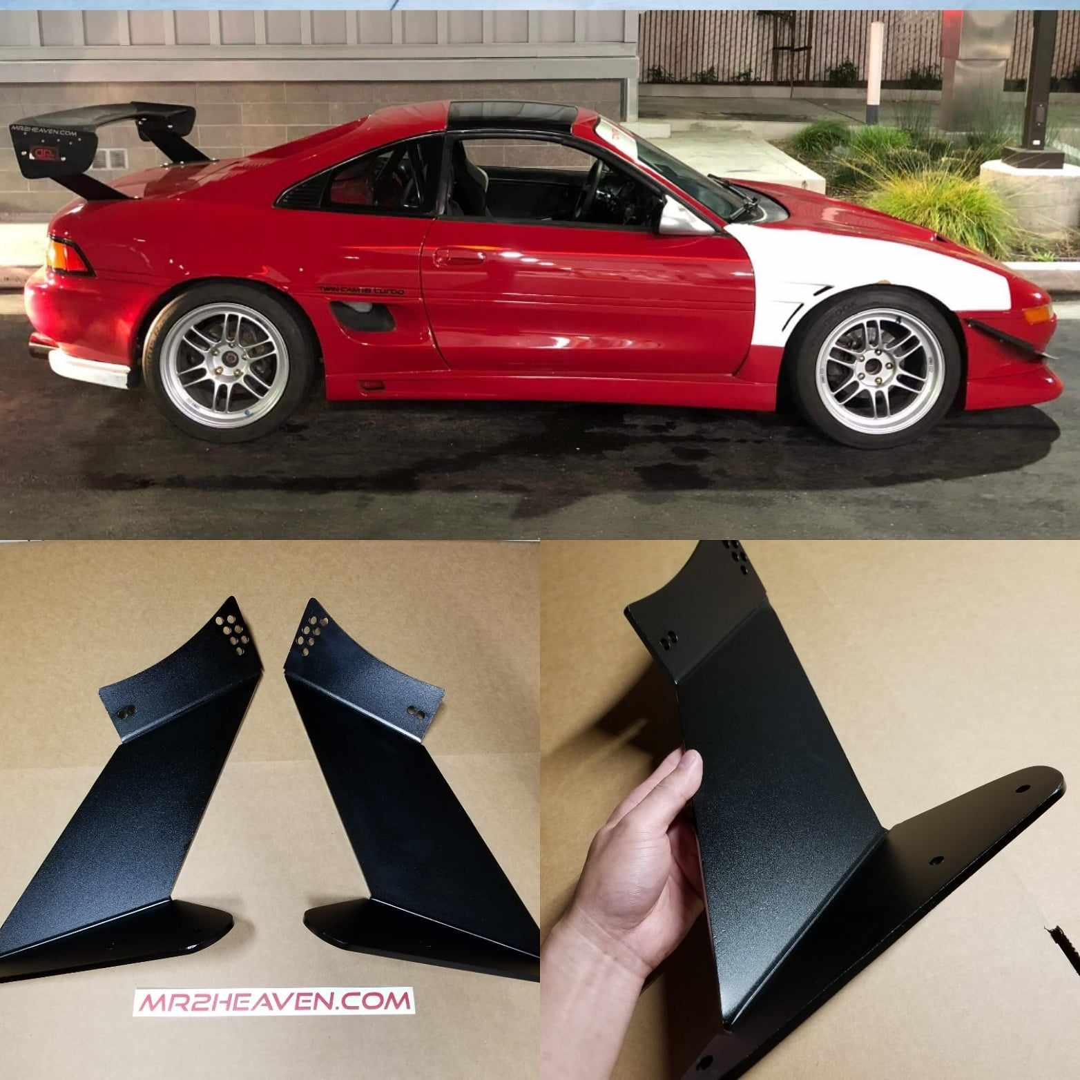 Carbon Fiber Stage 2 V-Mount Wing (For OE 94-98 Trunks
