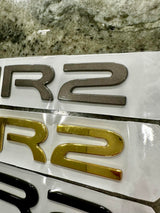 1991-1998 SW20 "MR2" Kouki Center Panel Reproduction Emblem w/ Optional Gold Plating