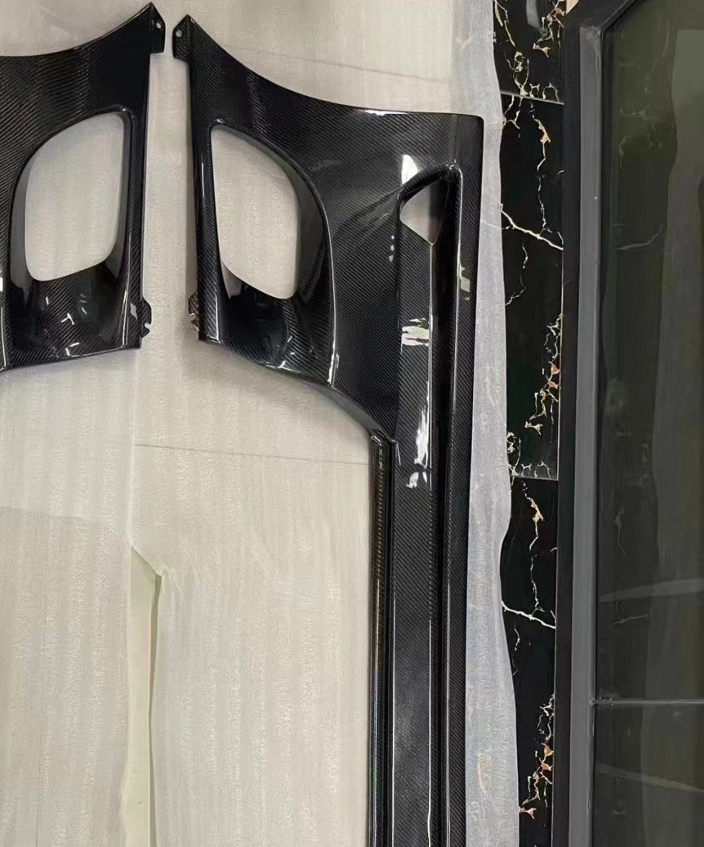 ブライトリバー　M-42 MR2Heaven Air Walker Style Side Skirts - Fiberglass and Carbon