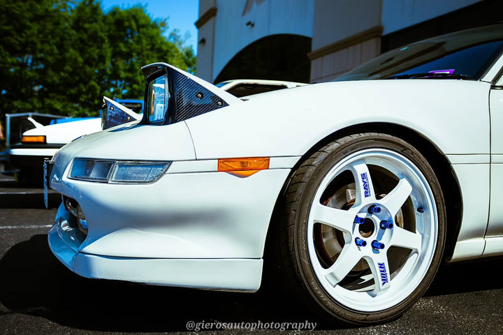 MR2Heaven 1991-1998 SW20 Headlight Shroud Covers (Plastic Cover Replacement) - Dry Pre Preg Carbon Fiber Only