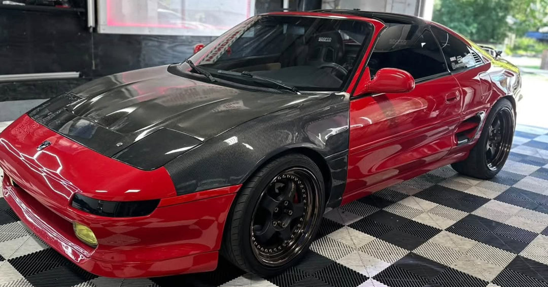 MR2Heaven 1991-1998 MR2 OEM+ Front Fenders [Rolled/Pulled] - Fiberglass & Carbon Fiber Available