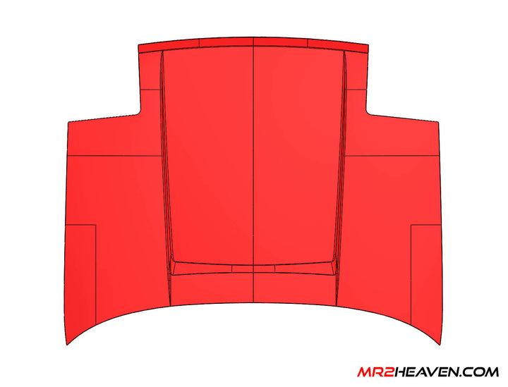 MR2Heaven 1985-1989 AW11 OEM Style Front Hood (Carbon Fiber)