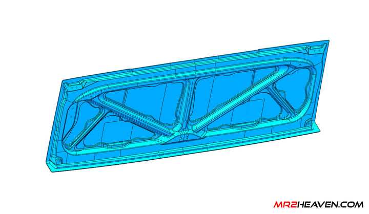 MR2Heaven 1985-1989 AW11 OEM Style Trunk Lid (Carbon Fiber)