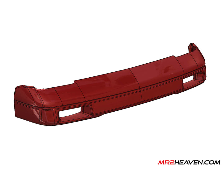 MR2Heaven 1985-1989 AW11 OEM Style Front Bumper (Fiberglass & Carbon Fiber)