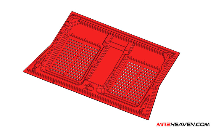 MR2Heaven 1985-1989 AW11 OEM Style Engine Lid (Carbon Fiber)
