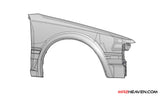 MR2Heaven 1985-1989 AW11 OEM Style Fenders (Fiberglass & Carbon Fiber)