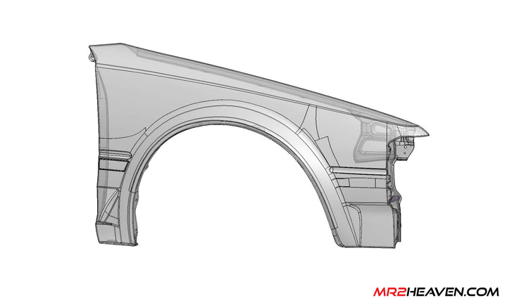 MR2Heaven 1985-1989 AW11 OEM Style Fenders (Fiberglass & Carbon Fiber)