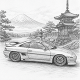 MR2Heaven Autopista Style Spoiler - Fiberglass and Carbon Fiber Available