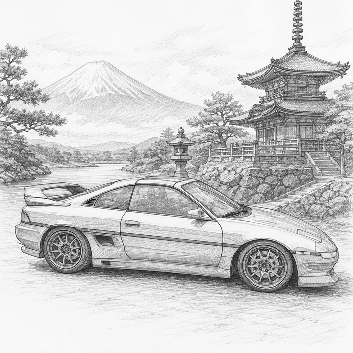 MR2Heaven Autopista Style Spoiler - Fiberglass and Carbon Fiber Available