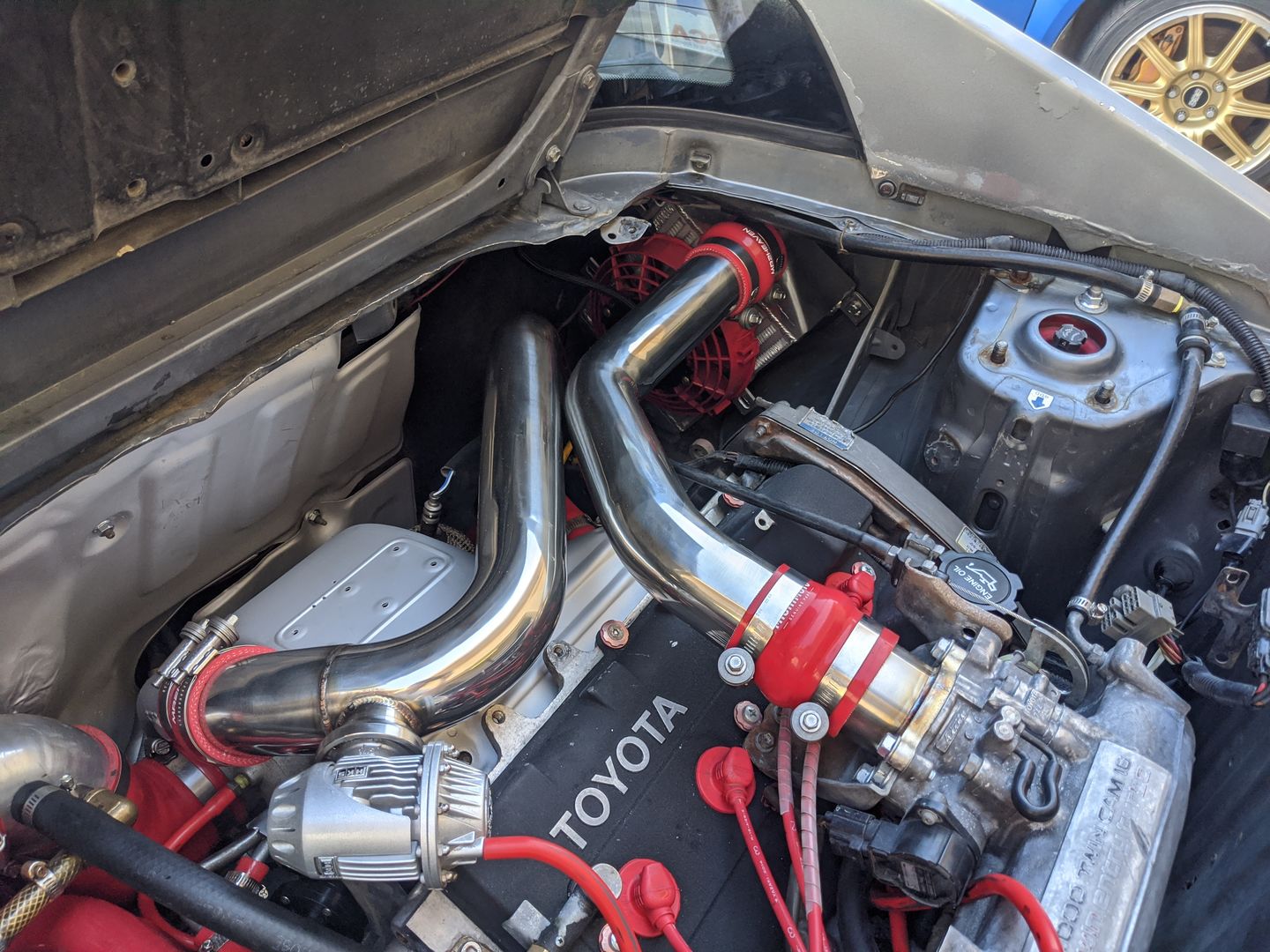 Sw20 Kit Stainless Steel Pipes With Side Mounted Intercooler Kit - SW20 3SGTE M ...