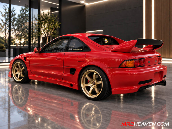 MR2Heaven Air Walker Style Rear Bumper - Fiberglass and Carbon Fiber Available