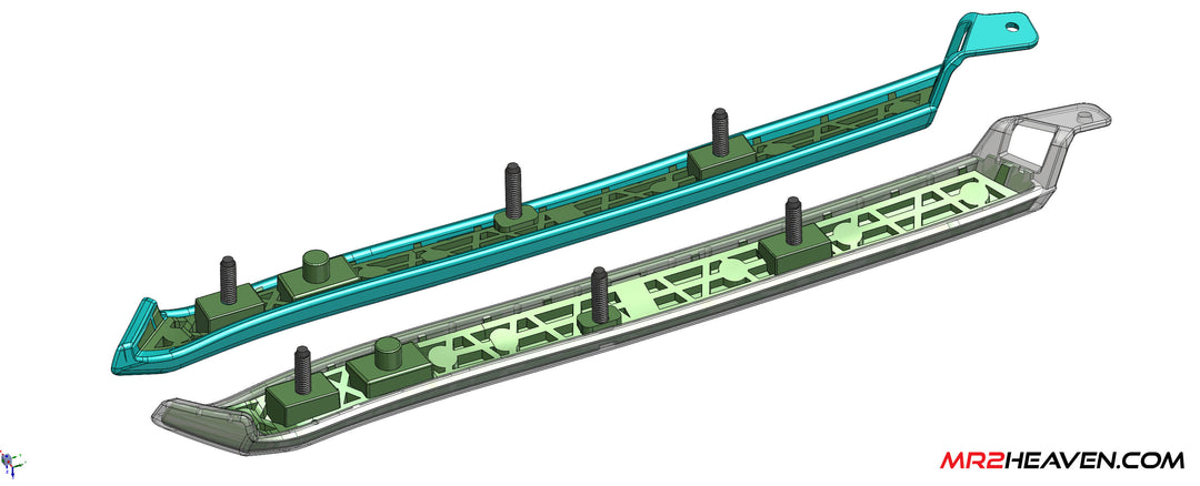 Reproduction JDM Front Solid Side Moldings (Front Side Marker Deletes)