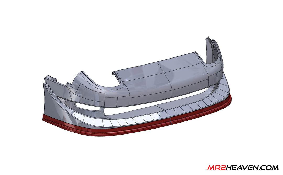 MR2Heaven Phoenix Power Style Front Bumper - Fiberglass and Carbon Fiber Available