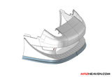 MR2Heaven Phoenix Power Style Front Bumper Front Lip #1 - Fiberglass and Carbon Fiber Available