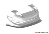 MR2Heaven Phoenix Power Style Front Bumper Front Lip #2 - Fiberglass and Carbon Fiber Available