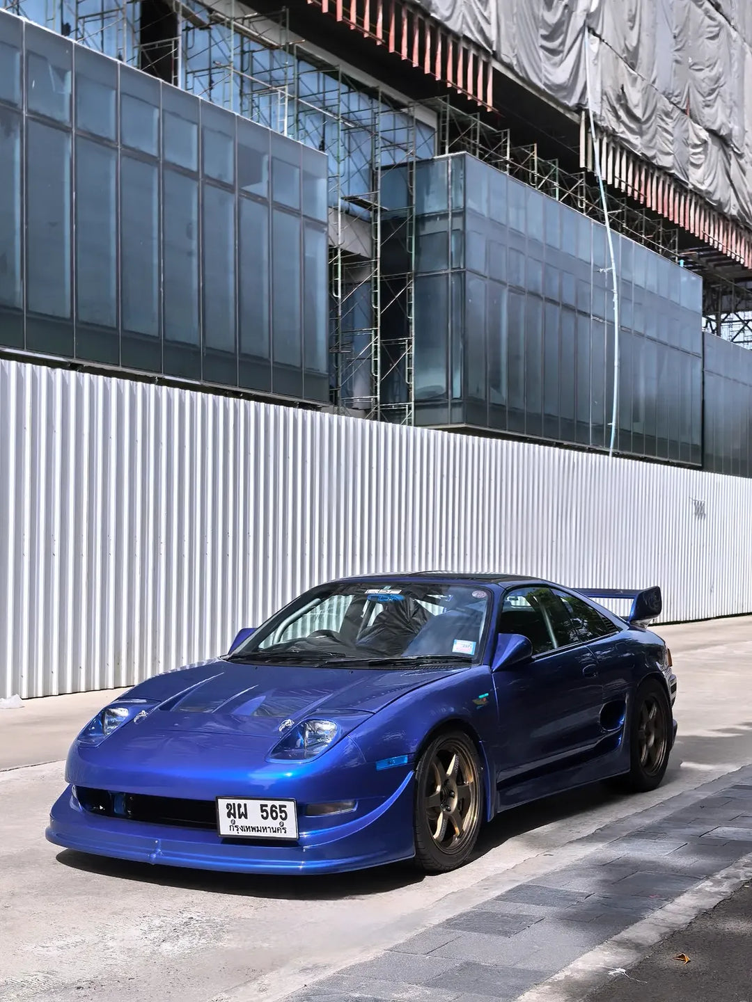 MR2Heaven Phoenix Power Style Front Bumper Front Lip #2 - Fiberglass and Carbon Fiber Available