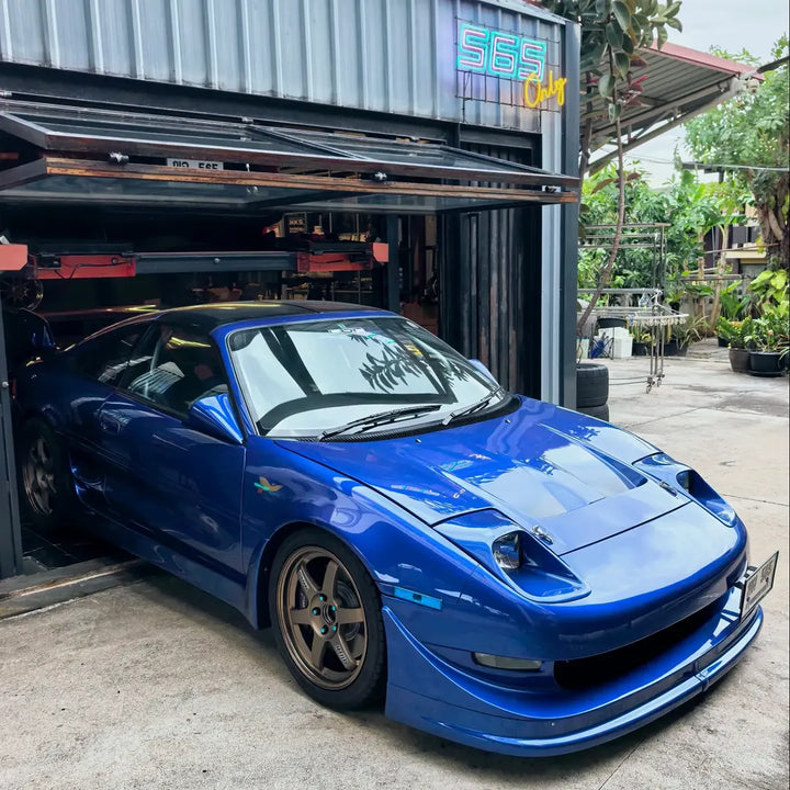 MR2Heaven Phoenix Power Style Front Bumper Front Lip #2 - Fiberglass and Carbon Fiber Available