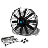 MR2Heaven 12" Slim Profile Fan - For Radiator or Dual Fan Shroud Engine Lid (1087 CFM, TESTED)