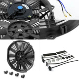 MR2Heaven 12" Slim Profile Fan - For Radiator or Dual Fan Shroud Engine Lid (1087 CFM, TESTED)