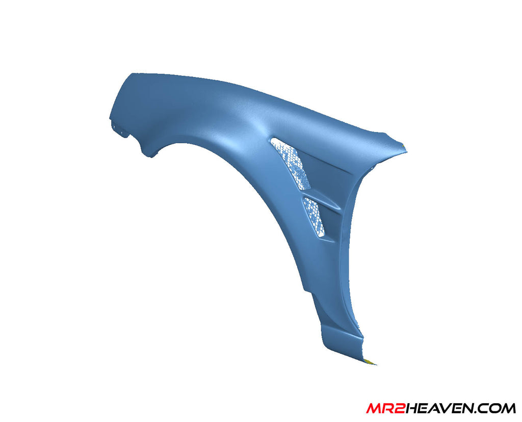 MR2Heaven - MADPSI Style Front Vented Fenders - Fiberglass and Carbon Fiber Available - Q4 2023/2024