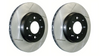 StopTech 126.44103SL & 126.44104SR - High Performance Rotors for Front 1993-1998 Supra Twin Turbo - Also fits MR2Heaven Front Big Brake Kits - Slotted