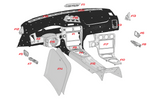 MR2Heaven Full Pre-Preg/Dry Carbon Fiber Complete Replacement Interior Trim - #12/13 - Tweeter Covers [93+ Spec - Backwards Compatible]