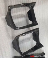 MR2Heaven 1985-1989 AW11 OEM Style Plastic Headlight Cover (Carbon Fiber)
