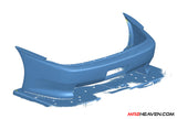 MR2Heaven TRD2000GT Style Widebody Rear Bumper - Fiberglass and Carbon Fiber