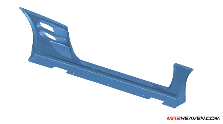 MR2Heaven TRD2000GT Style Widebody Side Skirts - Fiberglass and Carbon Fiber