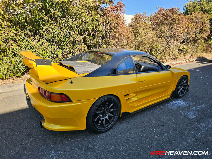 MR2Heaven TRD2000GT Style Widebody Front Fenders - Fiberglass and Carbon Fiber