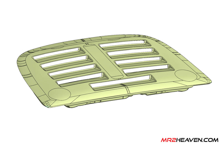 MR2Heaven SW20 Fastback/Hatchback/F-40/Ask Sport Style Engine Lid - Fiberglass and Carbon Fiber Available