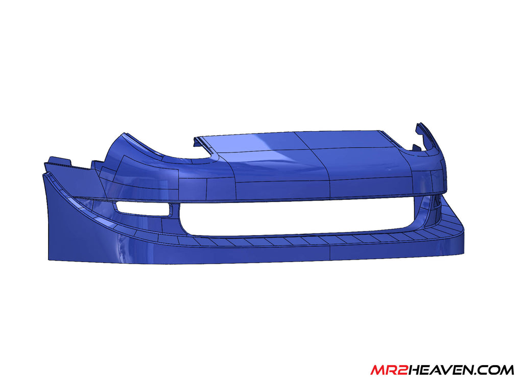MR2Heaven Phoenix Power Style Front Bumper - Fiberglass and Carbon