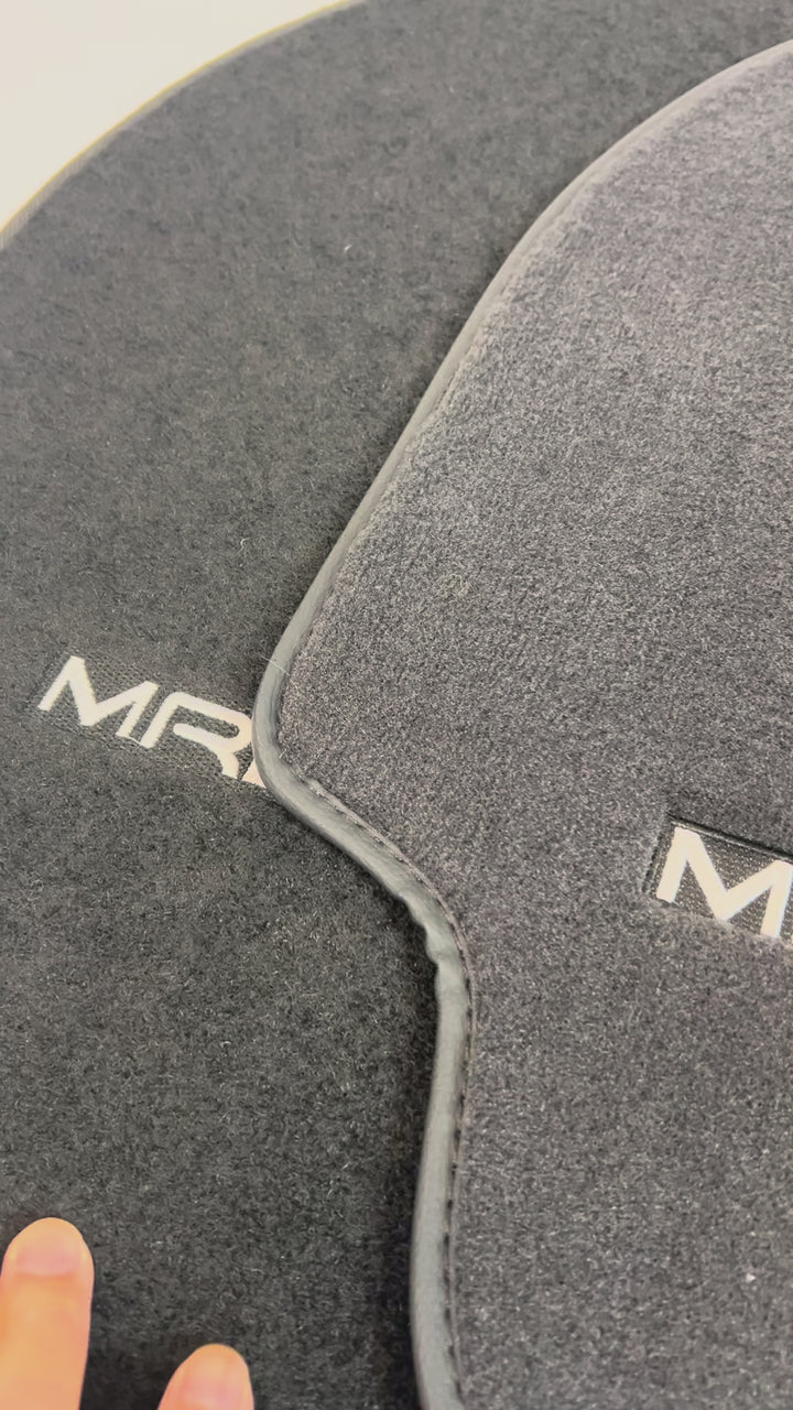 MR2Heaven Heavy Duty 1991-1998 MR2 Reproduction Floor Mats w/ Optional Heel Toe Pad, 12mm Thick, JDM **VIP Luxury Style** Velvet Material [2026 Q2+]