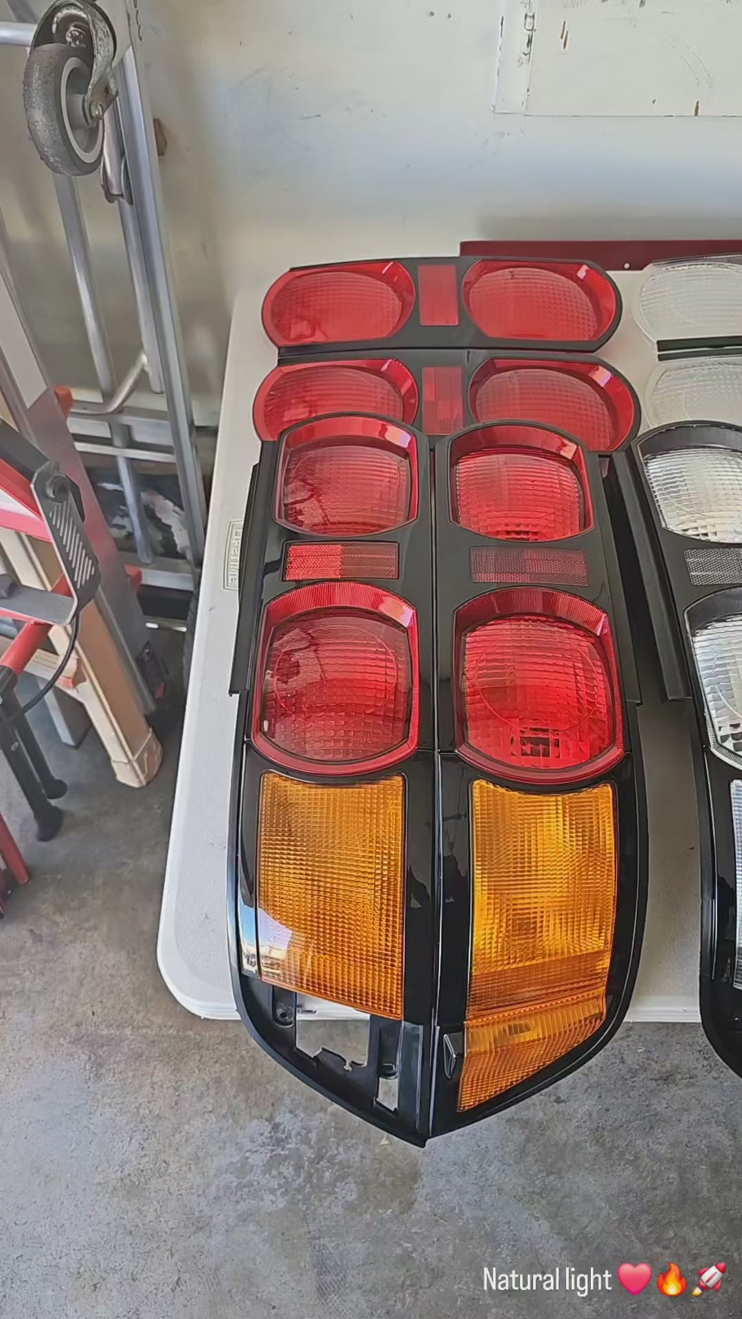 MR2Heaven Reproduction Kouki Tail Lights - Main Lens [Red & Clear
